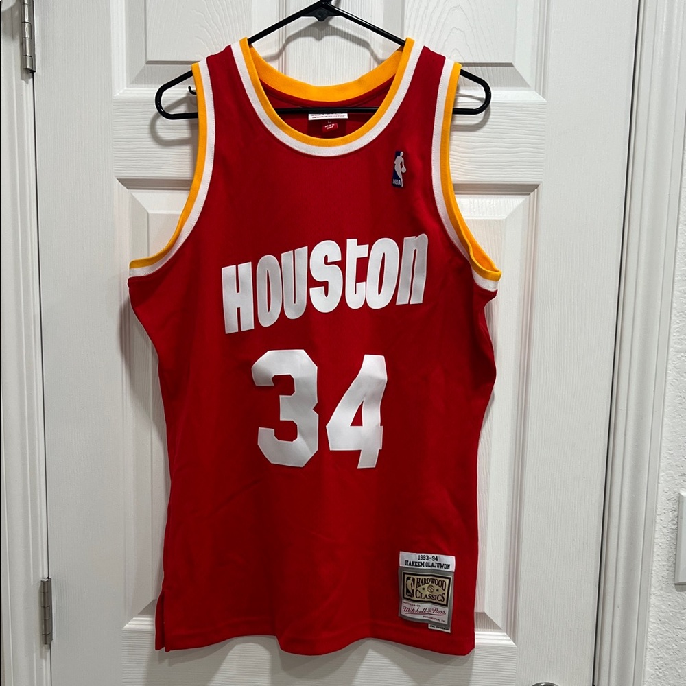 Mitchell & Ness Red Hardwood Classics Jersey